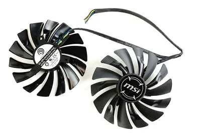 Pair Fans For MSI R9 270X 280X R7 240 250 260 270 R7 260X PLD10010S12HH 95mm • $16.96