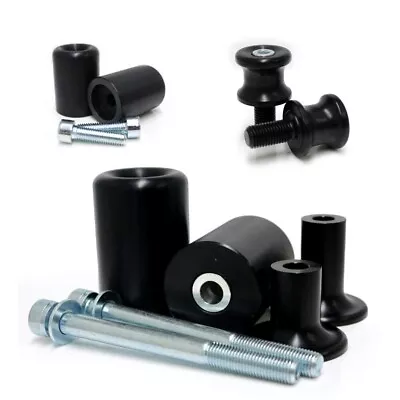 Shogun Std Black Frame Sliders Full Kit Mod Req Kawasaki Ninja ZX6R 09-12 • $104.49