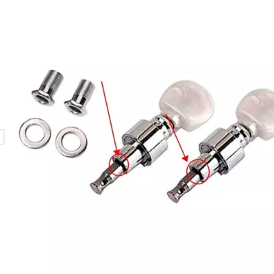 2Pcs Banjo Tuning Banjo Machine Head Tuning Tuner Peg Banjo Replacement Parts • $23.99