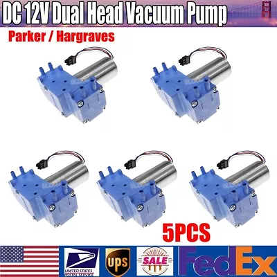 5PCS DC12V Mini Dual Head Brushless Air Pump Vacuum Diaphragm Pump DIY Soldering • $79.99