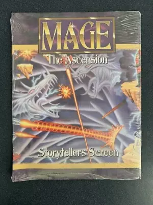 Mage The Ascension Storytellers Screen White Wolf Game Tables Sphere Effects • $25