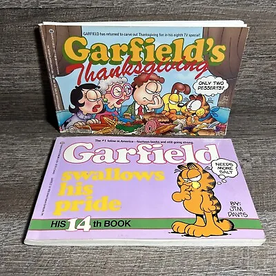 Lot Of 2 Garfield Comic Strip Books Thanksgiving & Swallows His Pride • $21.99