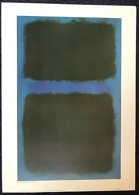 Blue Green Blue On Blue Ground By Mark Rothko (Museum Print 50cm X 70cm) • £99.99