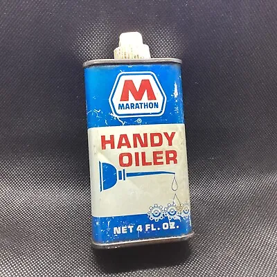 Vintage Marathon Blue Handy Oiler 4 Fl Oz. • $14.99