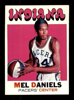 1971 72 Topps #195 Mel Daniels Pacers EX-MT+*2p • $18.75