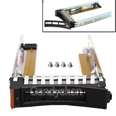 $2.98 • Buy 2.5  SAS HHD Hard Drive Caddy Tray + Screws 44T2216 For IBM X3650 M2 M3 M4 X5