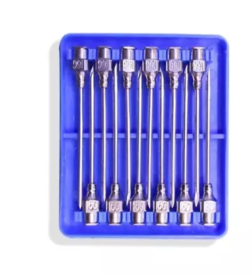 Vet Luer-Lock Vaccinator Or I.V Stainless Steel Needle Sterile 18 G X 1-1/2   12 • $9.99