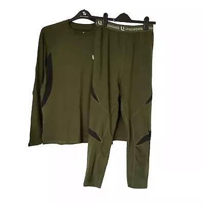 Men’s Thermal Set Med#Uniquebella# Green/Black  *Brand New* • $17.41