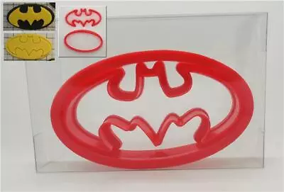 £3.29 • Buy Batman Cookie Cutter + Oval, Biscuit, Pastry, Fondant Cutter (2pcs)