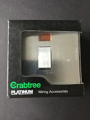 Crabtree Platinum SF7011/3SC 20A DP Switch Complete With Neon - New & Boxed • £9.95