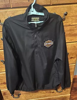 Harley Davidson Windbreaker Pullover Jacket Adult Size Large • $24.77