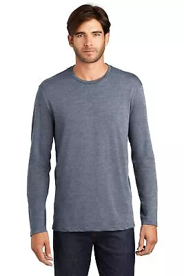 District DT105 Mens Long Sleeve Perfect Weight Stylish Crew Neck Tee • $11.67