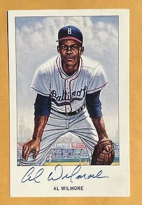 Negro Leagues Al Wilmore  D 1996 Autographed Ron Lewis Series 2PC   MINT • $34.95