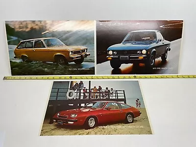 (3) Vintage 1975 16x9.5” Paperboard Buick Display Photos - Dealer Advertisement • $50