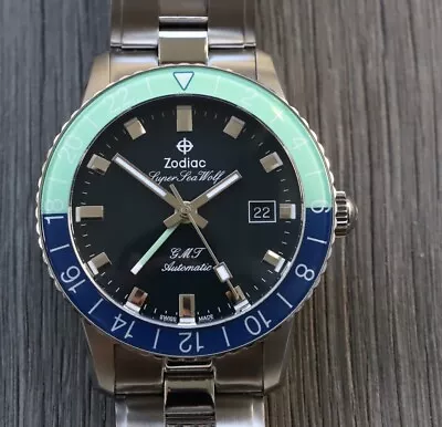 Zodiac Super Sea Wolf GMT Hodinkee Exclusive - 2019 • $3250