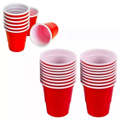 100 Mini Cups 2oz Plastic Shot Glasses Jelly Drink Party Disposable Colors • $8.39