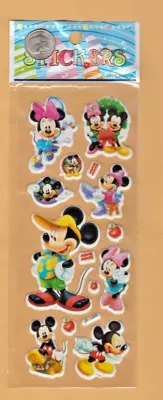 Stickers Mickey Mouse Minnie Mouse Playing Tennis Apples - Free Shipping • $2.99