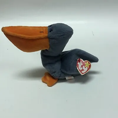 $7.90 • Buy Ty Beanie Baby Scoop The Pelican DOB July 1, 1996 MWMT Free Shipping