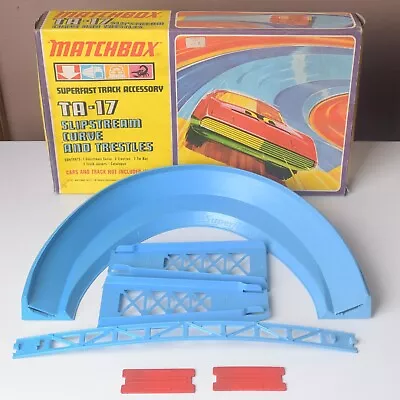 Matchbox Superfast Track Accessory TA-17 Slipstream Curve And Trestles 1971 • £13.50