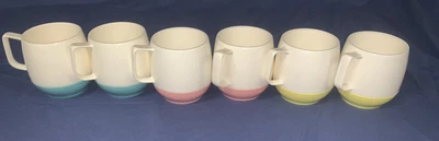 $38.88 • Buy F5 6 31/2” Aqua PINK YELLOW VACRON Bopp-Decker Vacuum Plastic Tumbler COFFEE CUP