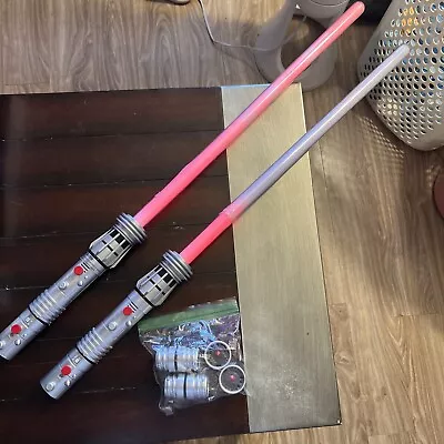 ULTIMATE FX DARTH MAUL LIGHTSABER STAR WARS -2012 HASBRO Parts Only • $29.99