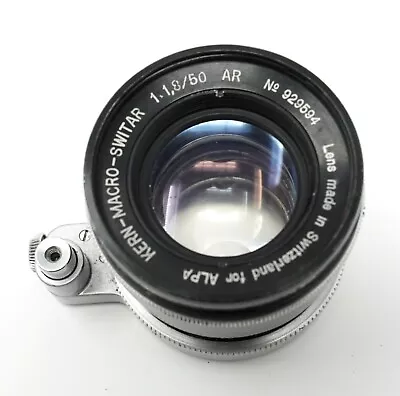 Kern Macro-Switar 50mm F1.8 AR Macro Lens For Alpa 35mm Cameras • $650