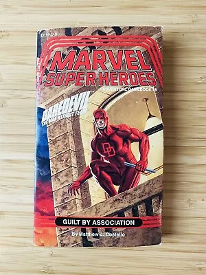 Tsr Marvel Super Heroes Gamebook 8 - Guilt By Association - D&d Ad&d Rpg Gygax • $2.99