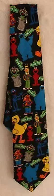 Men's Novelty Tie - Sesame Street - Multiple Characters - Elmo Grover Oscar • $12