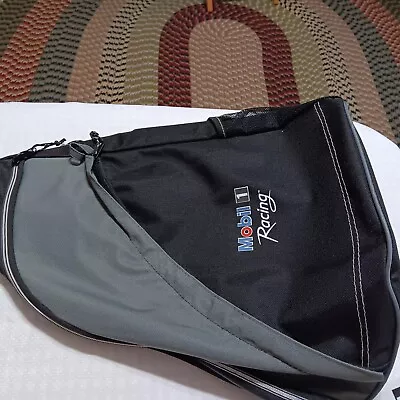 New Mobil 1 Racing Black One Shoulder Strap Bag Sling Backpack Satchel 4 Pocket • $35