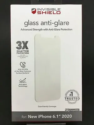 $24.95 • Buy Zagg Invisible Shield Glass Anti-Glare Screen Protector For IPhone 12 & 12 Pro