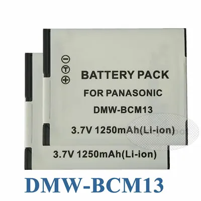 2XDMW-BCM13 Battery For Panasonic DMC-TZ55 DMC-TZ60 TZ61 DMC-TZ70 DMC-TZ71 Lumix • £11.03