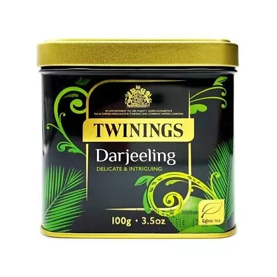 Twinings Darjeeling Loose Tea Caddy 100g Loose Tea Free Shipping World Wide • $47.49