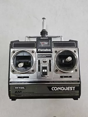 Futaba Conquest Remote Control - Aviation Rc Vintage Transmitter FP-T4NL • $9.99