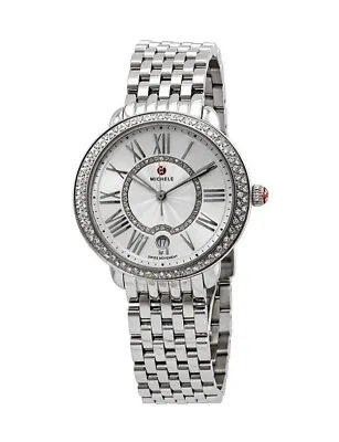 Michele Serein Mother Of Pearl Dial Steel Ladies Watch MWW21B000143 • $1249.99