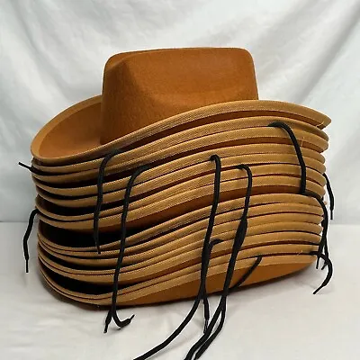 Lot Of 14 Felt Children’s Cowboy Hats Birthday ￼Party Costume New - Kids • $51.99
