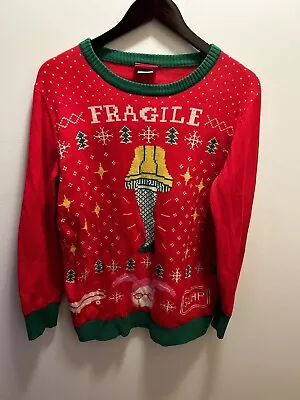 Ugly Christmas Sweater A Christmas Story Holiday Sweater Leg Lamp Men Size M • $9.99