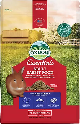 Oxbow Essentials Adult Rabbit Food - All Natural Adult Rabbit Pellets - 5 Lb. • $13.04