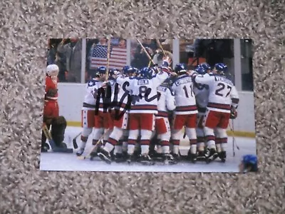 1980 TEAM USA Hockey MIKE ERUZIONE Signed 4x6 Photo AUTOGRAPH 1M • $8.99