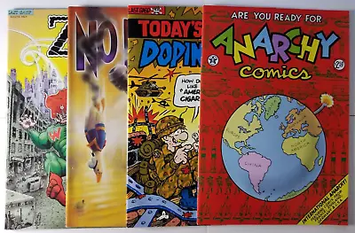 Anarchy #1 Army W/ Dopin Dan No Ducks #2 Zap Comix #15 VF/NM (Last Gasp Lot) • $39.99