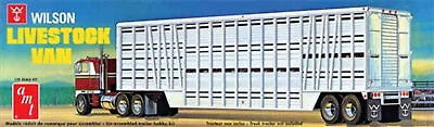 AMT 1106 1:25 Wilson Livestock Van Trailer Model Kit • $39.95