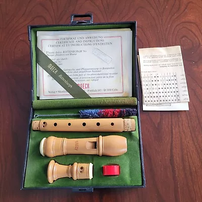 MOECK Rottenburgh NR 329 Recorder In Original Case And Paperwork  • $299