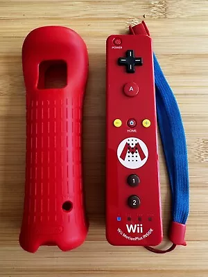 Genuine Nintendo Wii Remote Mario Edition Motion Plus • $50