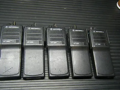 Motorola Ht 1000 16  & 2 Channel Portable Radios Qty Of 5  Model  Vhf • $124