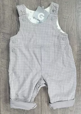 Baby Boy New Gymboree Preemie Vintage Reindeer Overalls • $79.99