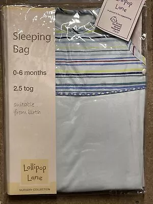 Baby Nursery Lollipop Lane Fish Sleeping Bag 0-6 Months 2.5 Tog Toys R Us BNIB • £11