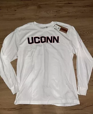 The Victory Uconn Huskies Cotton Long Sleeve Shirt  Size Large Nwt $40 • $29.95