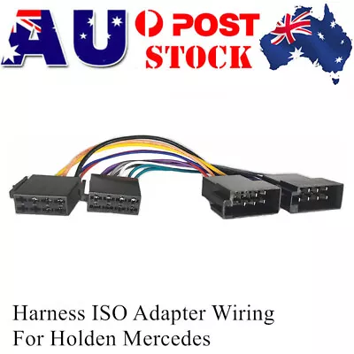 $12.99 • Buy ISO Wiring Harness Cable For Holden Mercedes Commodore VY VZ Astra Vectra Barina