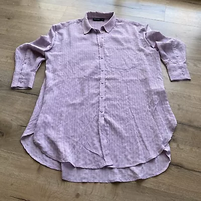 Decjuba Lilac Longline Shirt Size M/l • $45