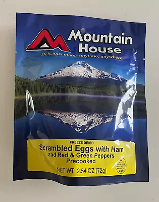 Mountain House Scrambled Eggs W/ Ham & Peppers - Freeze Dried Food Pouches • $6