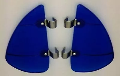 Vintage Style Blue Accessory Vent Wing Air Deflector Breeze Breezies Pair • $18.95